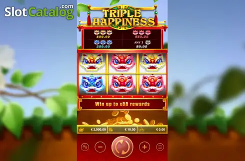 Скрин2. Triple Happiness слот