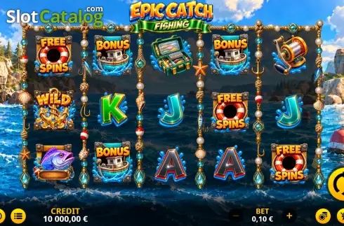 Скрин2. Epic Catch Fishing (FAT CAT) слот