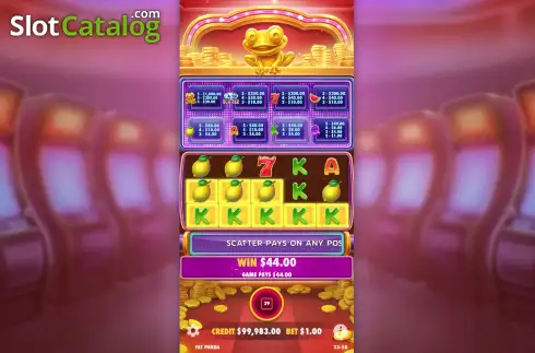 Скрин9. Wealthy Frog слот