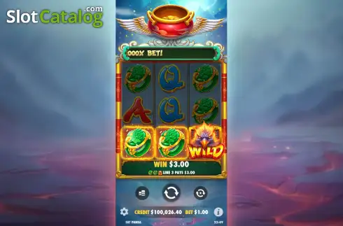 Скрин3. Lucky Phoenix (Fat Panda) слот