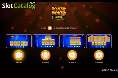 Скрин2. Joker Poker - Power Poker (Flip Five Gaming) слот