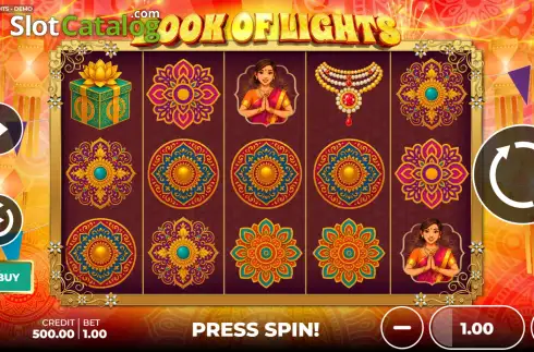 Скрин2. Book of Lights слот