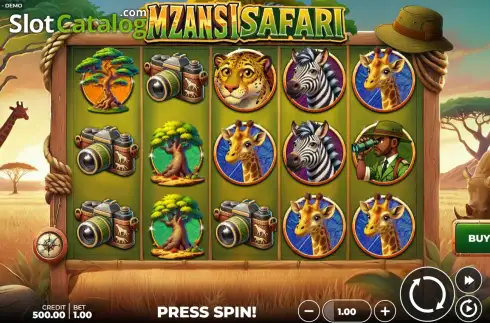 Скрин2. Mzansi Safari слот