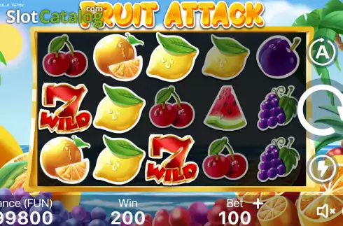 Скрин3. Fruit Attack слот
