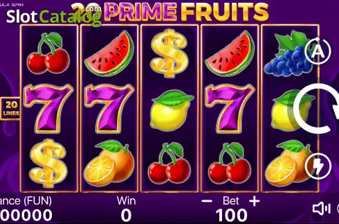 Скрин2. 20 Prime Fruits слот