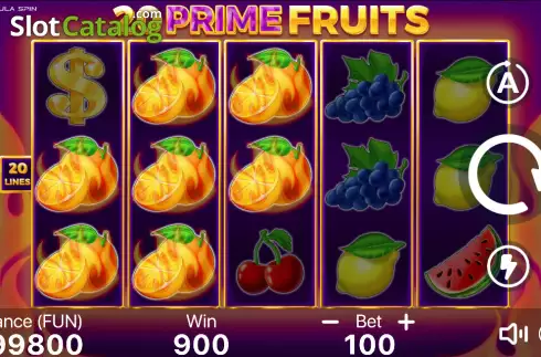 Скрин3. 20 Prime Fruits слот