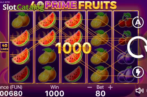Скрин3. 40 Prime Fruits слот
