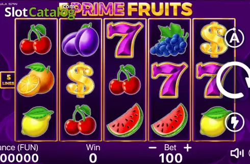 Скрин2. 5 Prime Fruits слот