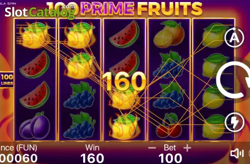 Скрин3. 100 Prime Fruits слот