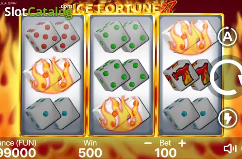 Скрин3. Dice Fortune 27 слот
