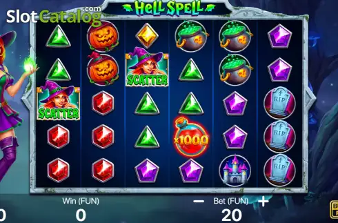 Скрин2. Hell Spell слот