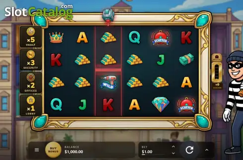 Скрин2. HEIST - The Perfect Score слот