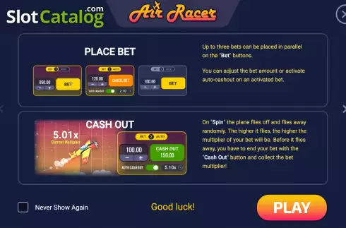 Скрин2. Air Racer слот