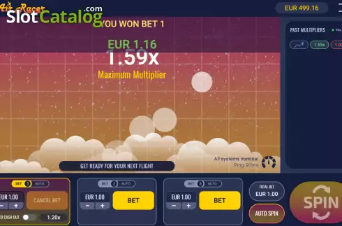 Скрин7. Air Racer слот