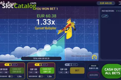 Скрин3. Air Racer Classic слот