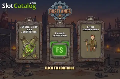 Скрин2. The Dustlands слот