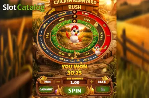 Скрин3. Chicken Barnyard Rush слот