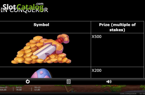 Скрин7. Coin Conqueror слот
