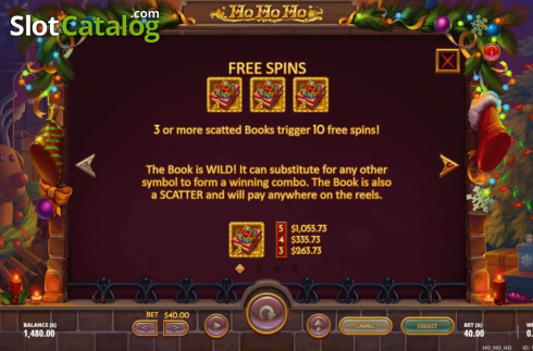 Скрин8. Ho Ho Ho (G.Games) слот