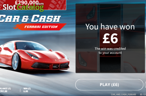 Скрин4. Car & Cash - Ferrari слот