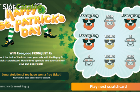 Скрин3. Happy St. Patrick's Day слот