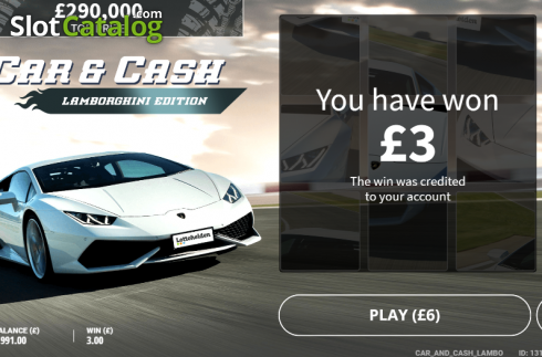 Скрин3. Car & Cash - Lamborghini слот