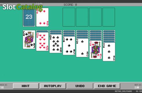 Скрин3. Retro Solitaire слот