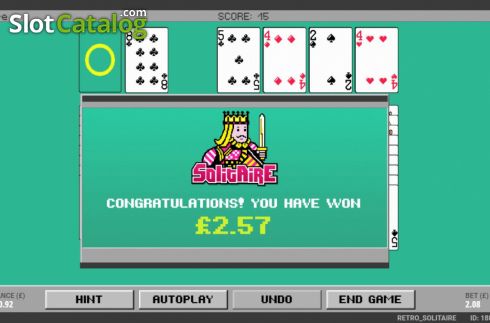 Скрин4. Retro Solitaire слот