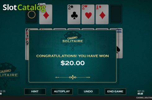 Скрин3. Casino Solitaire (G.Games) слот
