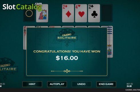 Скрин4. Casino Solitaire (G.Games) слот