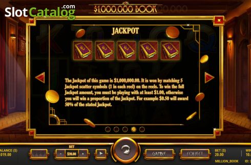 Скрин8. Million Book слот