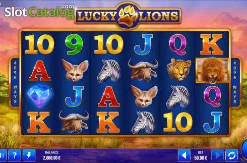 Скрин2. Lucky Lions (G.Games) слот