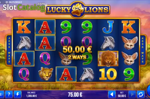Скрин4. Lucky Lions (G.Games) слот