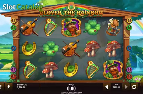 Скрин2. Clover the Rainbow слот