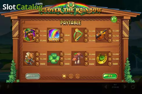 Скрин6. Clover the Rainbow слот
