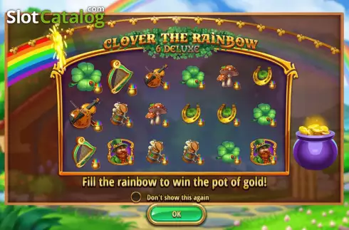 Скрин2. Clover the Rainbow Deluxe слот