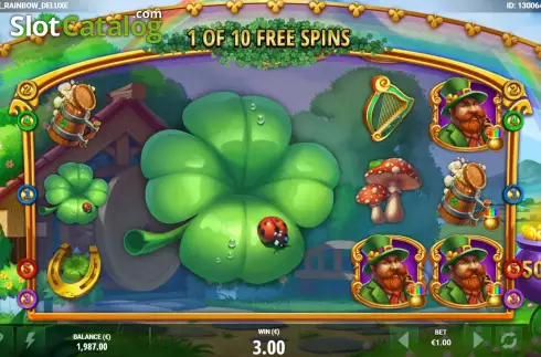 Скрин7. Clover the Rainbow Deluxe слот