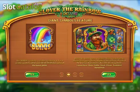 Скрин9. Clover the Rainbow Deluxe слот