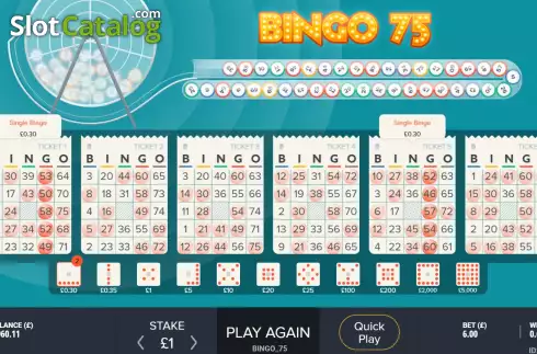 Скрин3. Bingo 75 слот