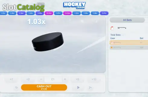 Скрин2. Hockey Crash слот