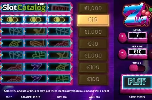 Скрин4. 7UP! (G.Games) слот