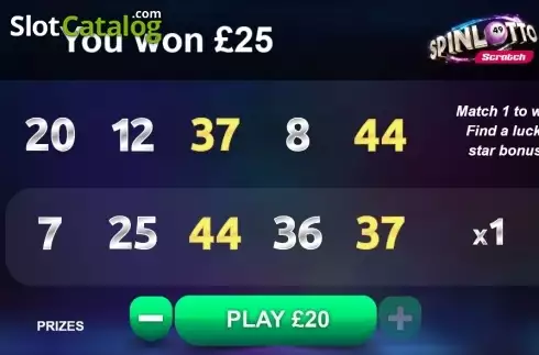 Скрин3. Spinlotto Scratch слот