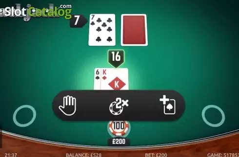 Скрин3. Blackjack (G.Games) слот