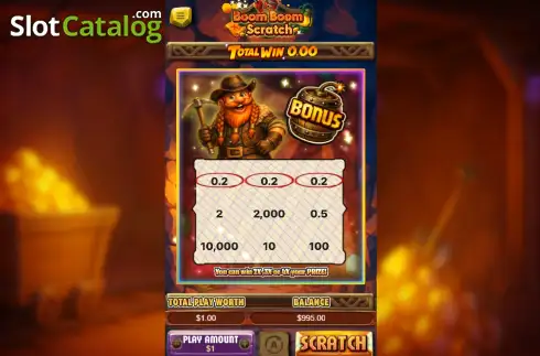 Скрин3. Boom Boom Scratch слот