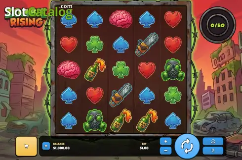 Скрин2. Zombie Rising слот
