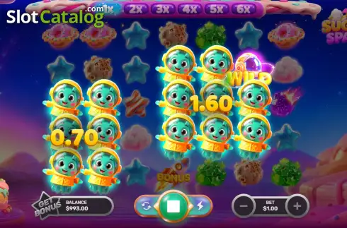 Скрин3. Sugar Space слот