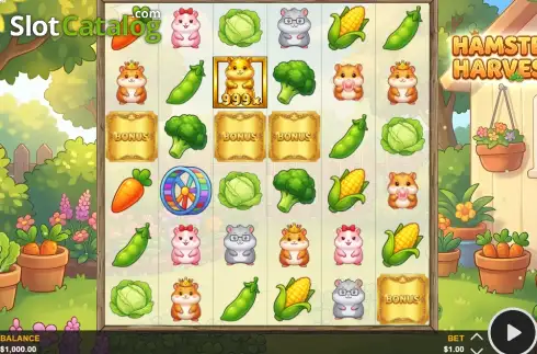 Скрин2. Hamster Harvest слот