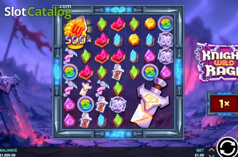 Скрин2. Knight Wild Rage слот