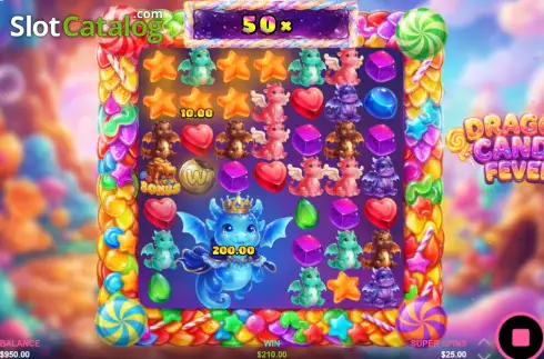 Скрин3. Dragon Candy Fever слот