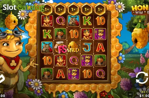 Скрин2. Honey Wild Bee слот